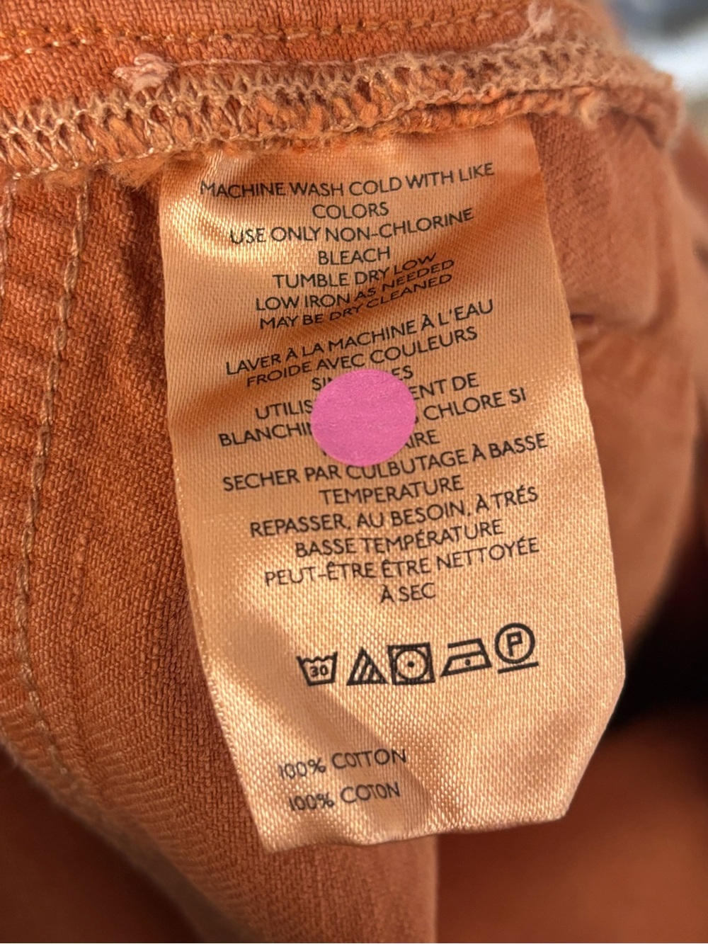 We The Free Minimalist Moxie Barrel Jeans in Dusted Clay Size 33 - Picture 10 of 11